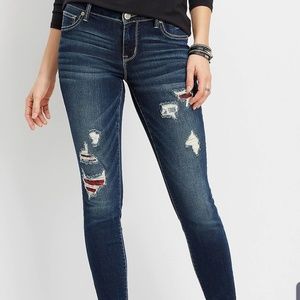 Maurices Denimflex Buffalo Plaid Jeggings